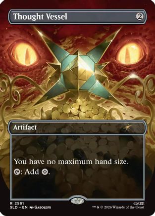 Thought Vessel (2561) (SLD-2561) [Secret Lair] Drop Series Foil MTG Single Wizards of the Coast