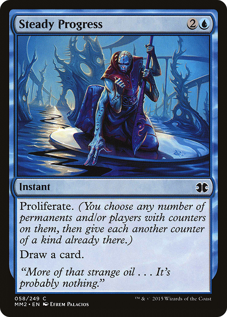 Steady Progress (MM2-058) [Modern Masters 2015] MTG Single Modern Masters 2015