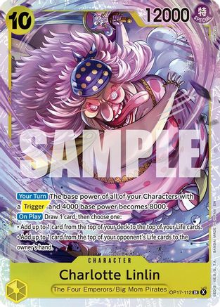 Charlotte Linlin (112) (OP17-112)  [The World's Strongest Warriors] Foil