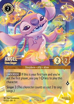 Angel - Siren Singer (10) [D23 Promos] Holofoil Lorcana Single Disney
