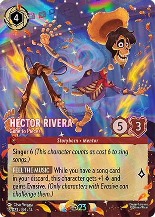 Hector Rivera - Gone to Pieces (13) [D23 Promos] Holofoil Lorcana Single Disney