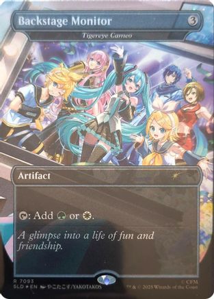 Backstage Monitor - Tigereye Cameo (SLD-7093) [Secret Lair] Drop Series Foil MTG Single Wizards of the Coast