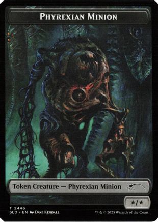Phyrexian Minion (SLD) // Pegasus (KHC) Double-sided Token (SLD-2446 // 3) [Secret Lair] Drop Series MTG Single Wizards of the Coast