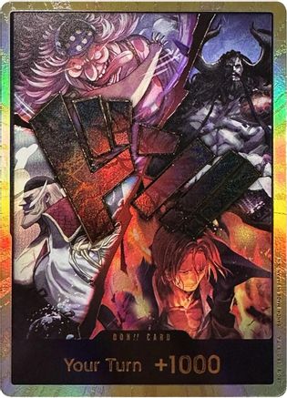 DON!! Card (Alternate Art) (The Four Emperors) [The World's Strongest Warriors] Foil One Piece Single Bandai