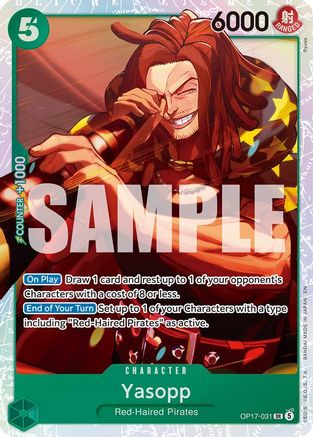 Yasopp (OP17-031)  [The World's Strongest Warriors] Foil