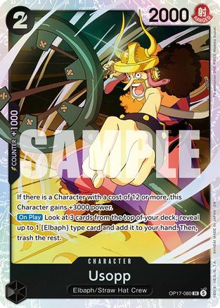 Usopp (OP17-080)  [The World's Strongest Warriors] Foil