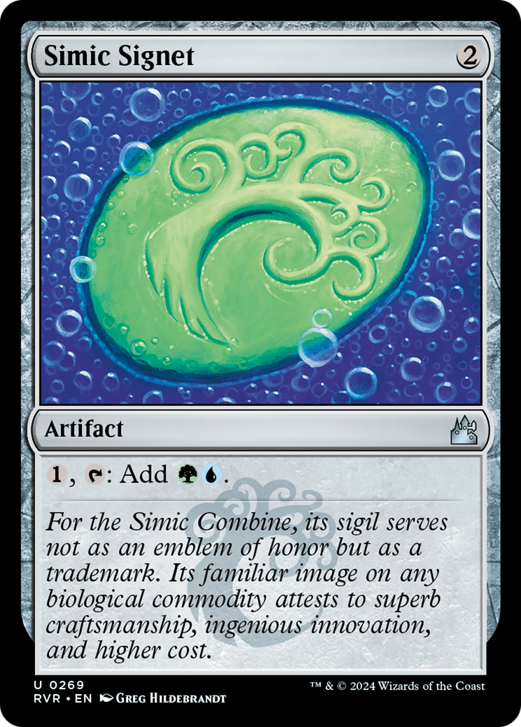 Simic Signet (RVR-269) [Ravnica Remastered] MTG Single Wizards of the Coast