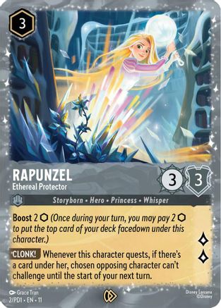 Rapunzel - Ethereal Protector (2) [Disney Lorcana Promo Cards] Holofoil Lorcana Single Disney