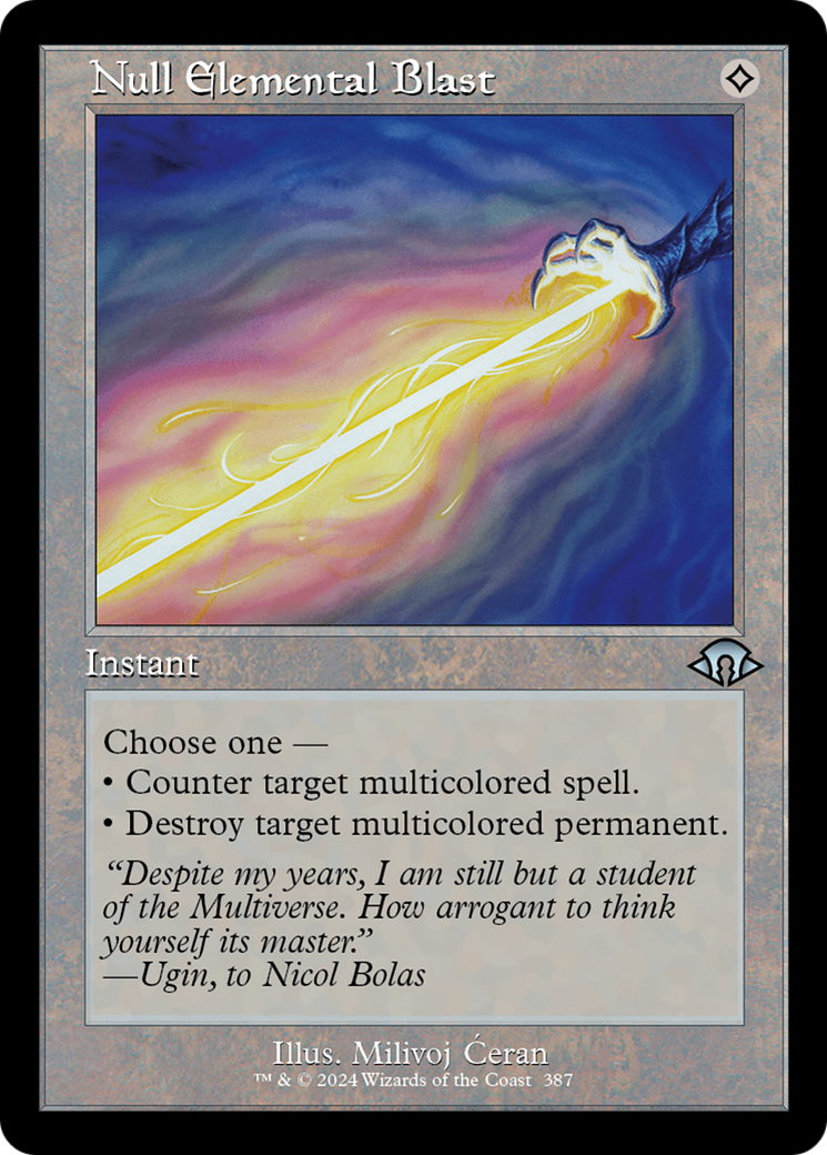 Null Elemental Blast (MH3-387) [Modern Horizons 3] MTG Single Modern Horizons 3