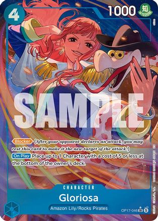 Gloriosa (Alternate Art) (OP17-046)  [The World's Strongest Warriors] Foil