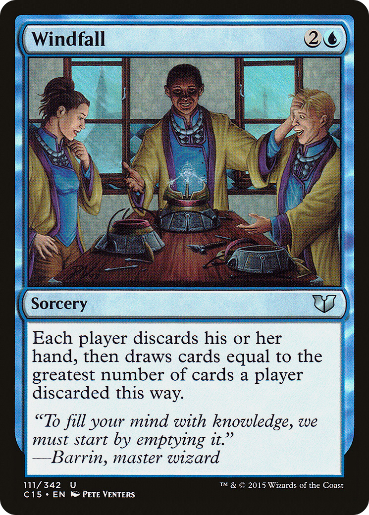 Windfall (C15-111) [Commander 2015] MTG Single Wizards of the Coast