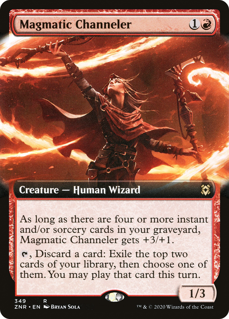 Magmatic Channeler (ZNR-349) [Zendikar Rising] (Extended Art) MTG Single Wizards of the Coast