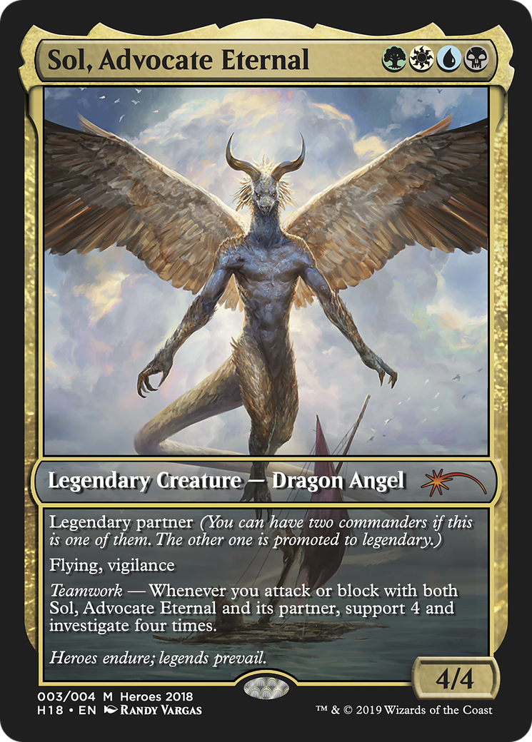 Sol, Advocate Eternal (UMP-003) [Misc] 2018 Heroes of the Realm MTG Single Wizards of the Coast