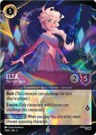 Elsa - The Fifth Spirit (Magical Places Promo) (7) [Disney Lorcana Promo Cards] Holofoil Lorcana Single Disney