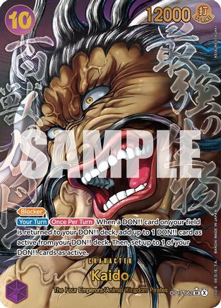 Kaido (062) (Super Alternate Art) (OP17-062)  [The World's Strongest Warriors] Foil