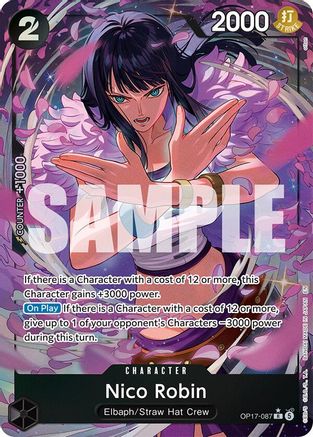Nico Robin (Alternate Art) (OP17-087)  [The World's Strongest Warriors] Foil