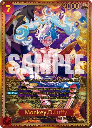 Monkey.D.Luffy (ST31-004) (SP) (ST31-004)  [The World's Strongest Warriors] Foil