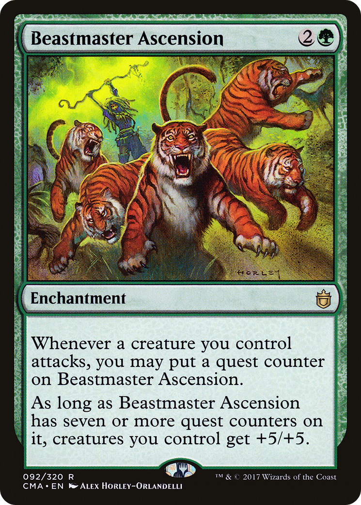 Beastmaster Ascension (CMA-092) [Commander Anthology] MTG Single Wizards of the Coast