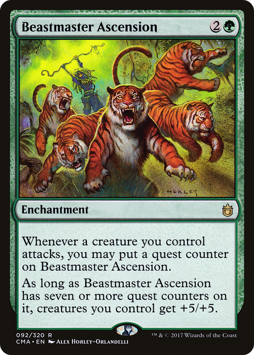 Beastmaster Ascension (CMA-092) [Commander Anthology] MTG Single Wizards of the Coast