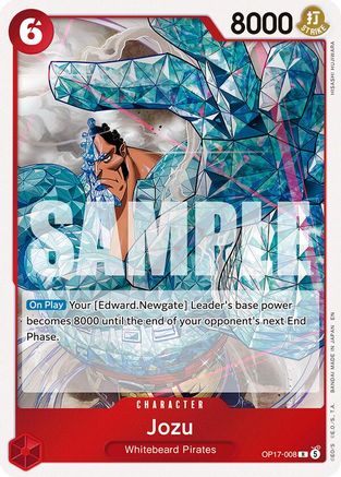 Jozu (OP17-008)  [The World's Strongest Warriors] Foil