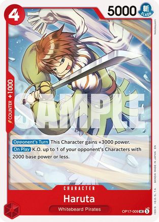Haruta (OP17-009)  [The World's Strongest Warriors]