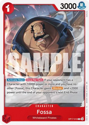 Fossa (OP17-010)  [The World's Strongest Warriors]