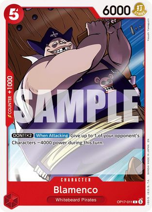 Blamenco (OP17-011)  [The World's Strongest Warriors]