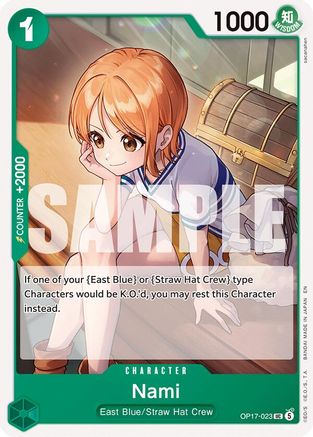 Nami (023) (OP17-023)  [The World's Strongest Warriors]
