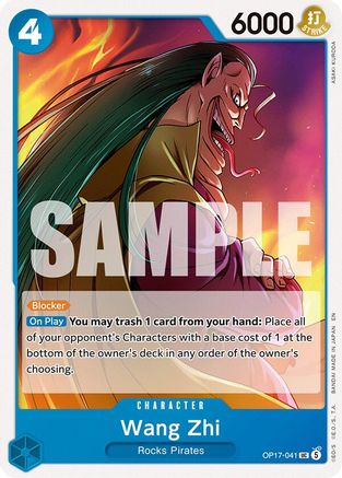 Wang Zhi (OP17-041)  [The World's Strongest Warriors]