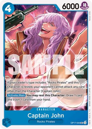 Captain John (OP17-044)  [The World's Strongest Warriors]