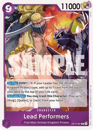 Lead Performers (OP17-061)  [The World's Strongest Warriors] Foil