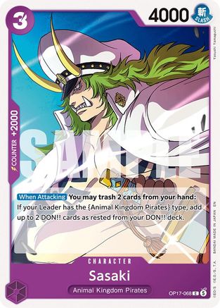 Sasaki (OP17-068)  [The World's Strongest Warriors]