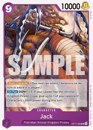 Jack (OP17-069)  [The World's Strongest Warriors]