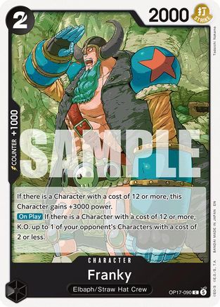 Franky (OP17-090)  [The World's Strongest Warriors]