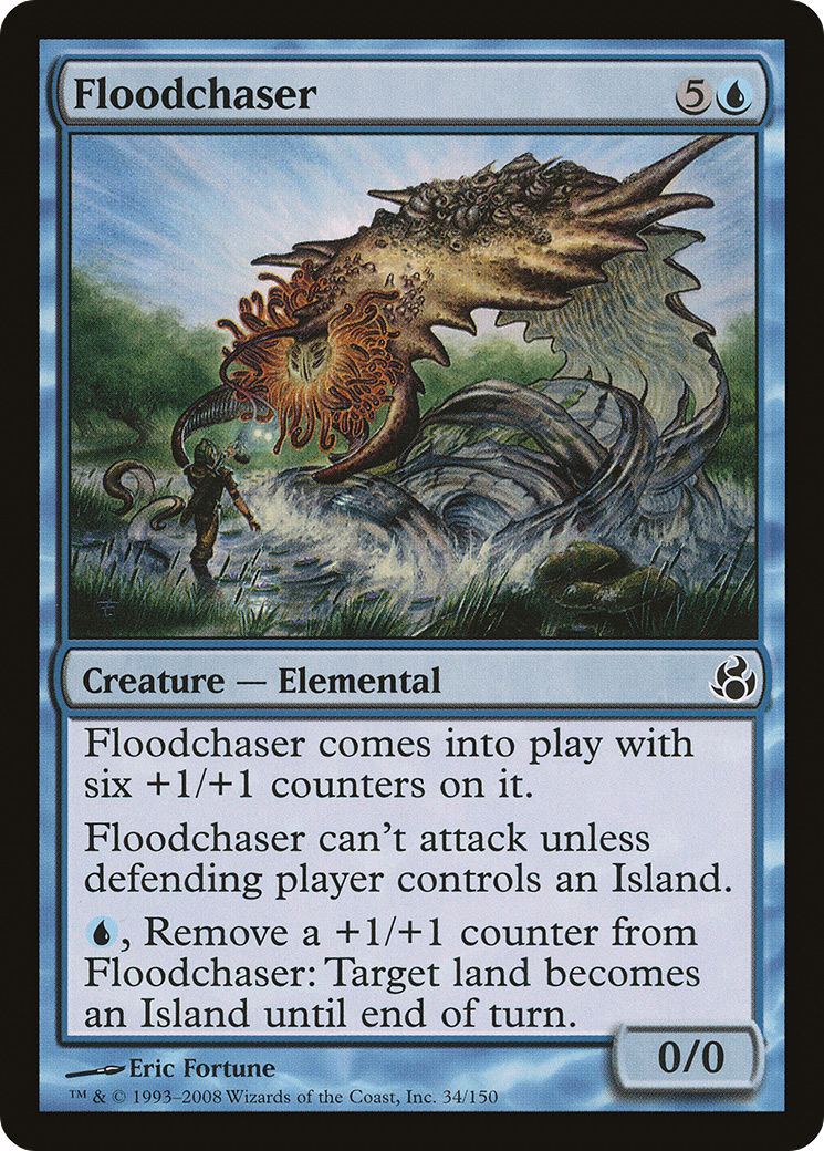 Floodchaser (MOR-034) [Morningtide] MTG Single Wizards of the Coast