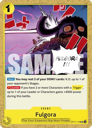 Fulgora (OP17-116)  [The World's Strongest Warriors]