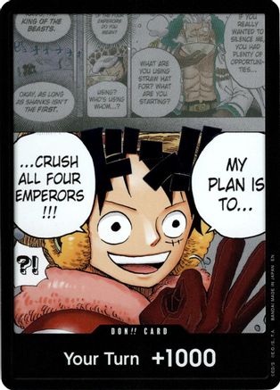 DON!! Card (Alternate Art) [The World's Strongest Warriors] One Piece Single Bandai