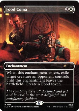 Food Coma (SLD-7111) [Secret Lair] Drop Series Foil MTG Single Wizards of the Coast