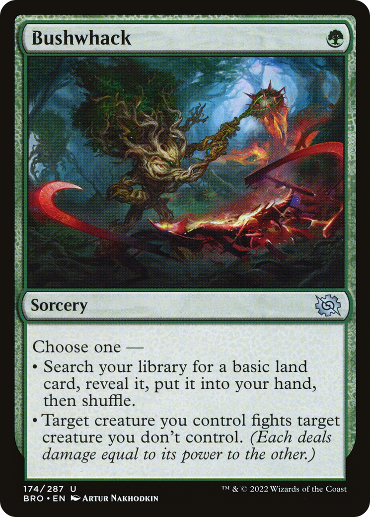 Bushwhack (BRO-174) [The Brothers' War] MTG Single Wizards of the Coast