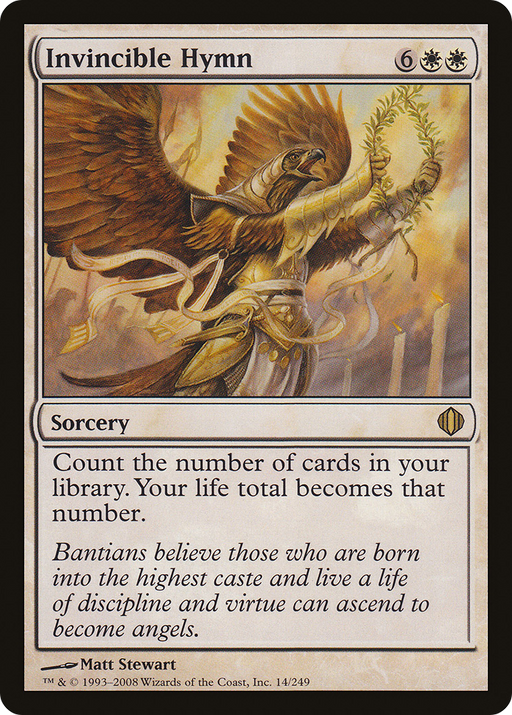 Invincible Hymn (ALA-014) [Shards of Alara] Foil MTG Single Wizards of the Coast