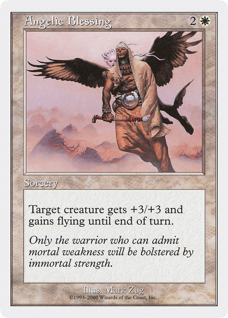 Angelic Blessing (S00-001) [Misc] Starter 2000 MTG Single Wizards of the Coast