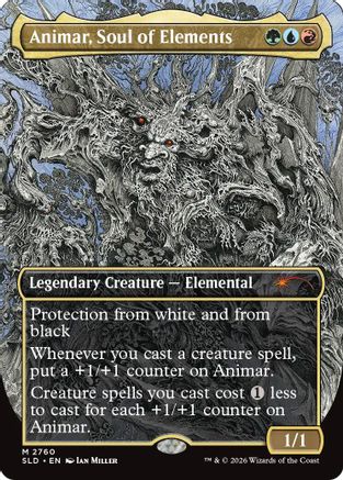 Animar, Soul of Elements (2760) (SLD-2760) [Secret Lair] Drop Series MTG Single Wizards of the Coast