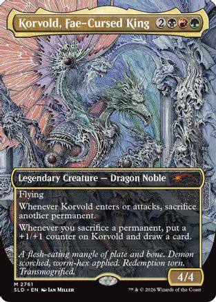 Korvold, Fae-Cursed King (2761) (SLD-2761) [Secret Lair] Drop Series MTG Single Wizards of the Coast