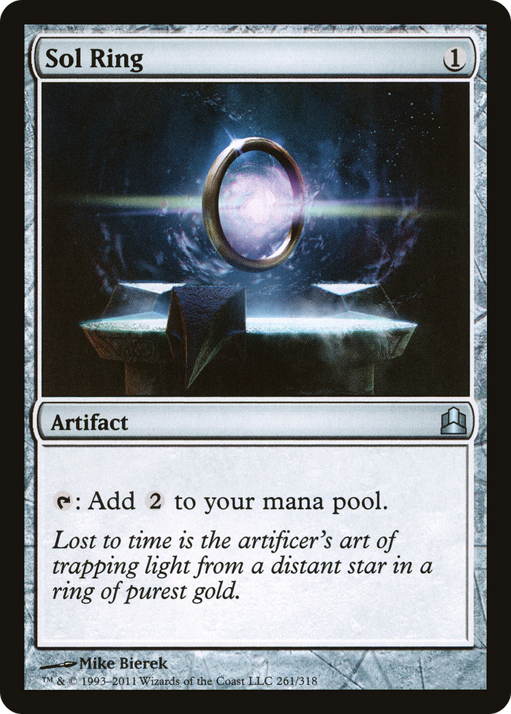 Sol Ring (CMD-261) [Commander 2011] MTG Single Wizards of the Coast