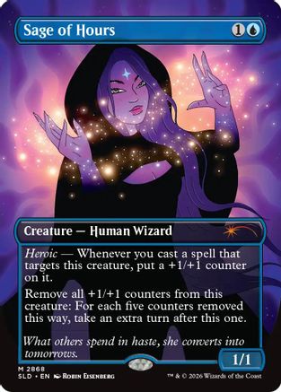 Sage of Hours (SLD-2868) [Secret Lair] Drop Series Foil MTG Single Wizards of the Coast