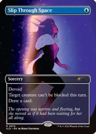Slip Through Space (SLD-2870) [Secret Lair] Drop Series MTG Single Wizards of the Coast