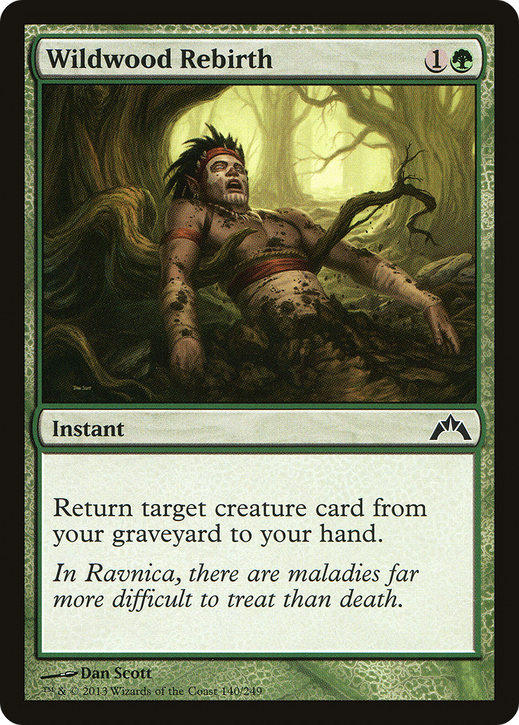 Wildwood Rebirth (GTC-140) [Gatecrash] MTG Single Wizards of the Coast