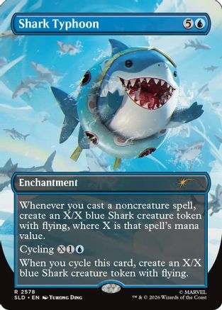 Shark Typhoon (SLD-2578) [Secret Lair] Drop Series Foil MTG Single Wizards of the Coast