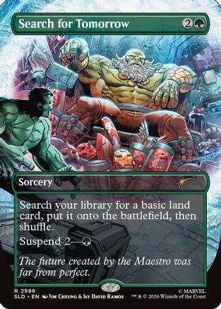 Search for Tomorrow (SLD-2598) [Secret Lair Drop Series] MTG Single Wizards of the Coast