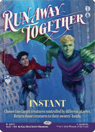 Run Away Together (SLD-2613) [Secret Lair] Drop Series MTG Single Wizards of the Coast